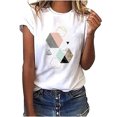 thumbnail image 3 of Eashery Womens T Shirts Casual Graphic Print Womens Tops White XL, 3 of 5