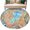 Brown, variant on Jellyfish Coastal Round Area Rug 3.3Ft Washable Circle Rugs for Dining Room Table, Summer Nautical Starfish Coral Ocean Non-Slip Carpet Floor Mats Indoor Outdoor Carpet Runner Aesthetic Home Decor