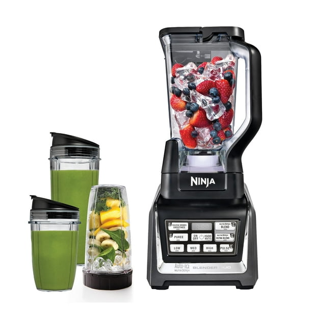Licuadora Ninja BL642 Nutri Ninja 1200 W con jarra y tazas de 2 litros