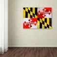 thumbnail image 3 of Trademark Fine Art 'Maryland' Canvas Art by Artpoptart, 3 of 3