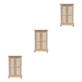 thumbnail image 1 of Vogacara Mini vitrina para casa, casilleros de de doble puerta DIY en miniatura, accesorio de muebles Retro de microescena, sala de estar de color Type1 NO1 Vogacara CBP481101, 1 of 6