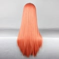 thumbnail image 4 of Humano Cabello Pelucas para Mujeres 31 Naranja Rosa Pelucas con Peluca Gorra, 4 of 6