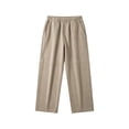 thumbnail image 3 of HomeDM Mens Athletic Sweatpants with Pockets Workout Casual Hiking Pants Khaki Elastic Waist Athletic Joggers Size 3XL, 3 of 6