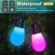 thumbnail image 3 of Luz nocturna RGB Yashi con Bluetooth para exteriores 48 pies IP65 Resistente al agua S14 decoración para jardín, 3 of 5