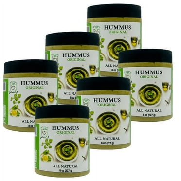 Whoomus All Natural Gourmet Hummus - Bold Original Flavor, 8oz, 6 Pack