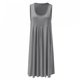 thumbnail image 4 of Moda Mujer Vestidos Verano Sólido Casual Sin mangas Vacaciones Playa Mini vestido Fridja  hjkh2865, 4 of 4