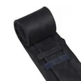 thumbnail image 6 of Men's Solid Color Ties Satin Necktie Pocket Square Cufflinks Set for Business Formal Wedding Tie, 6 of 7