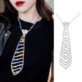 thumbnail image 5 of Sinyiin Women Rhinestone Necktie Costumes Jewelry Accessories, 5 of 18