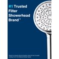 thumbnail image 2 of Round Chrome Shower Head with Handheld Unit and Built-In Carbon Filter for Chlorine Reduction and Hard Water Softening, 2 of 6