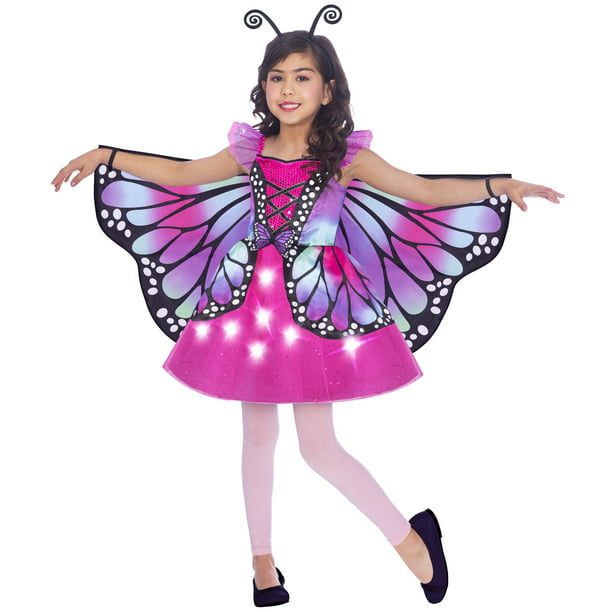 WAY TO CELEBRATE! Monarch Butterfly Halloween Fancy-Dress Costume for ...