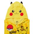 thumbnail image 3 of Pokemon Boys Exclusive Hooded Pajama Blanket Sleeper Sizes 4-16, 3 of 3