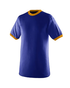 Ringer T-Shirt - Color - Purple/ Gold 