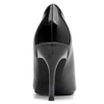 thumbnail image 5 of DADAWEN Women's Pumps Stiletto Heels Pointed Toe Black Wedding Dressy Shoes 7 US, 5 of 6