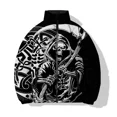 thumbnail image 4 of Abrigo de invierno para hombre Abrigos de invierno casuales y versátiles para hombre Cómodos y cálidos Estampado de monstruo de moda Novedades en parkas Chaquetas para hombre, 4 of 5