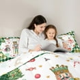 thumbnail image 5 of Feelyou Green Christmas Nutcracker 01, Ballet Princess Twin Comforter Sets, Western Festival Reversible Bedding Set, Luxury Bedroom Decor,2-Piece, 5 of 8