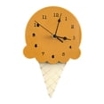 thumbnail image 2 of Reloj de pared Reloj decorativo de pared Reloj colgante de estilo nórdico Reloj de dormitorio para niños Decoración de sala de estar Habitaciones infa Amarillo oscuro Macarena Reloj colgante, 2 of 6