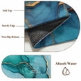 thumbnail image 6 of Turquoise Marble 4x6 Area Rugs for Living Room, Gold Foil Modern Abstract Non Slip Floor Mat Washable Low-Profile Indoor Carpet for Bedroom, Dining Room, Bathroom, 6 of 9