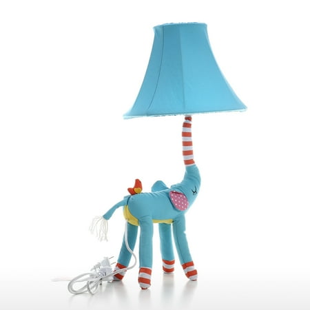 Blue Elephant Lamp Animal Kids Table Night Light For Lampshade Children Bedroom Nursery Room Without Led Bulb Canada Blue Elephant Lamp Animal Kids, Baby Blue Elephant Lamp Shade
