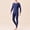 Navy, variant on GSPCLAM Thermal Underwear Set for Men Crew-Neck Winter Inner Wear for Commute and Home‑wear Underwear Set with Horizontal Stripes Trendy Warmth Underwear Sets Navy XXL