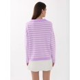 thumbnail image 4 of Striped Knitwear Polo Shirt Sweater, 4 of 5