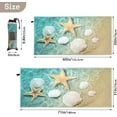 thumbnail image 3 of Coolnut 31"x71" Beach Towel with Travel Bag, Starfish Seashell on Summer Beach Sea Oversized Sand Free Beach Blanket Quick Dry Pool Bath Camping Towels for Travel, 3 of 6