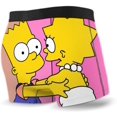 thumbnail image 2 of Simpsons Men's Boxer Briefs Stretch Underwear Trunks Soft Stretch Custom Cartoon Anime, 2 of 4