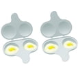 thumbnail image 3 of Nordic Ware 64702 Microwave 2 Cavity Egg Poacher (2 Pack), 3 of 5