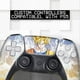 thumbnail image 2 of Mando PS-5 inalámbrico personalizado compatible con consola Play-Station 5 con impresión permanente HYDRO-DIP (NO ES SOLO UNA PIEL), 2 of 4