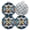 Black3117, variant on 4 PCS Pot Holders for Kitchen,Potholders Sets with Hook for Oven,Cooking,Baking,Color - Rich Geometric Design With Symmetry