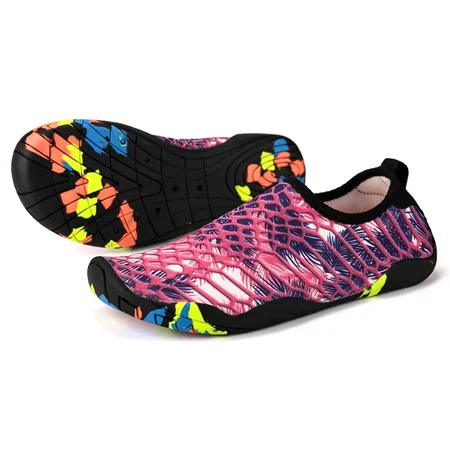 

Yishow-A1 Quick Dring Anti-slip Aqua Socks Soft Sole Slip On Flat Barefoot Beach Water Sneakers For Yoga Fitness Surfing Swimming Diving Women‘s Footwear
