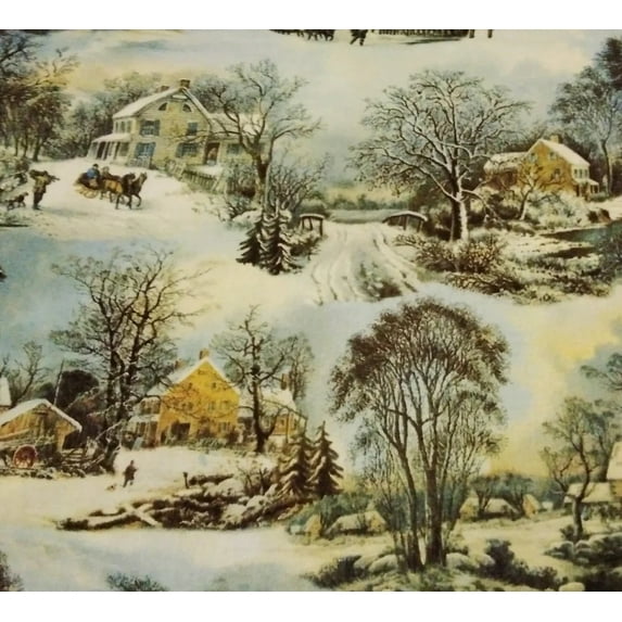 Handmade Sheets or Pillow Cover Winter Wonderland