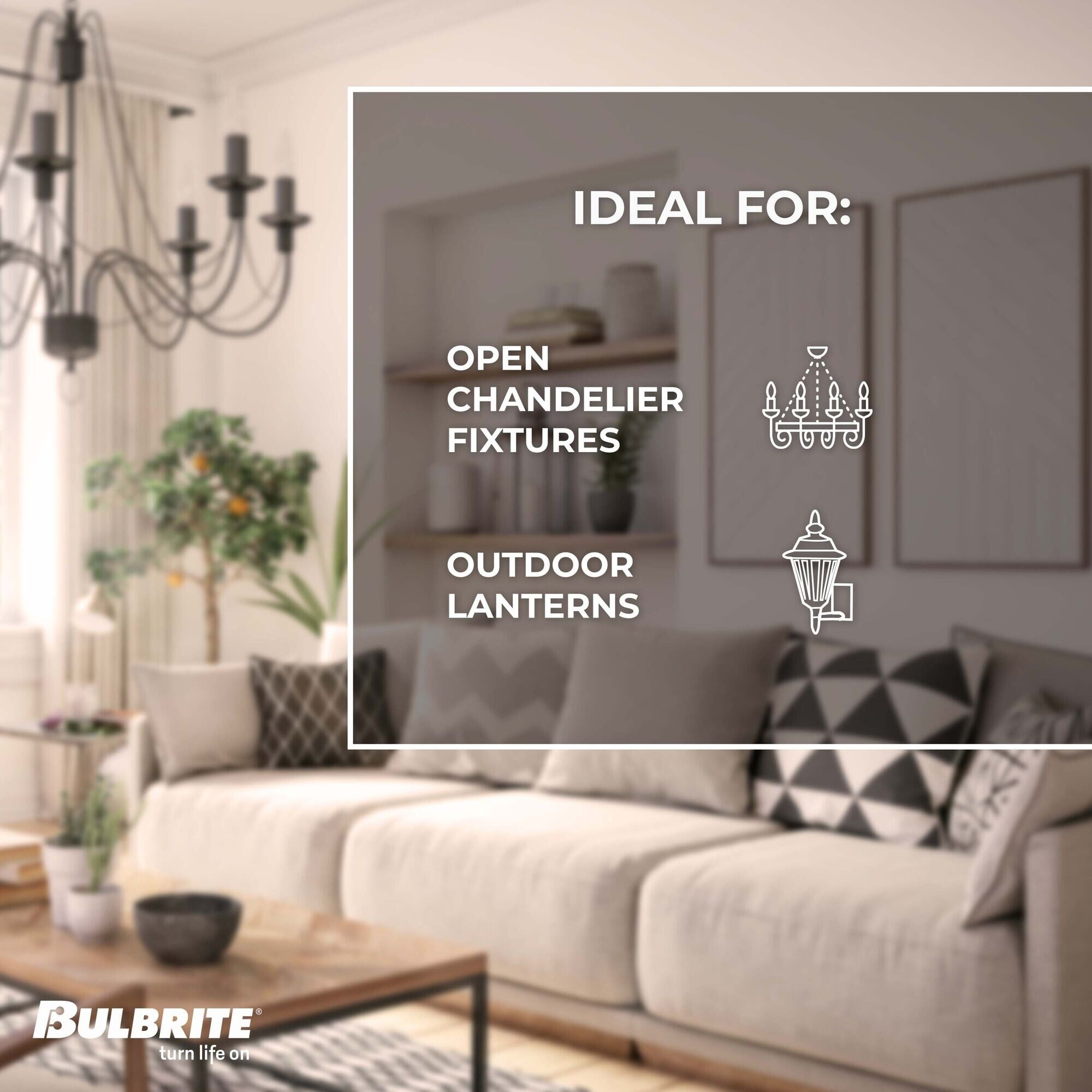 Bulbrite Pack of (25) 25 Watt Dimmable Satin Finish C11 Spunlite Incandescent Light Bulbs with Candelabra (E12) Base