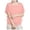 Orange Shirts, variant on CAIVO Women's Short Sleeve T Shirt Loose Fitting Chiffon Solid Color Tops O-Neck Summer Blouse Classic Back To School Dailywear