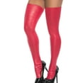 thumbnail image 2 of Women's Mapale 1017 Faux Leather Thigh High (Red O/S), 2 of 5