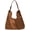 Brown, variant on Suede Tote Bag Shoulder Bags for Women Underarm Bag Women’s Work Purses Crescent Bag Handbag Winter Fall