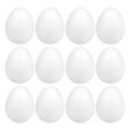 thumbnail image 3 of 12 huevos de espuma blancos para manualidades, huevos de poliestireno para primavera, Pascua, Halloween, Navidad, manualidades, proyectos escolares de pintura hechos a mano, 3 of 6