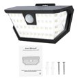 thumbnail image 1 of Lámpara de pared inalámbrica con energía Solar 48LED, patio, garaje, impermeable, inducción infrarroja, gran angular, 1 of 8