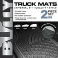 thumbnail image 3 of Pilot FM-33G Heavy Duty Grey Rubber Truck Floor Mats- 2 Pieces, 3 of 5