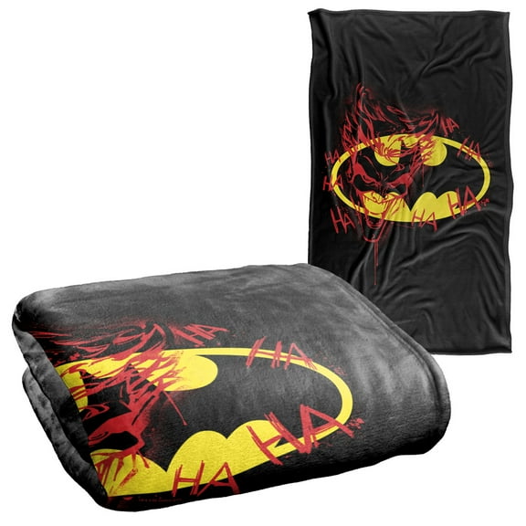 Batman Joker Graffiti Silky Touch Super Soft Throw Blanket 36" x 58"