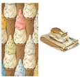 thumbnail image 7 of 3 Piece Bath Towels Set, Super Soft Absorbent Ice Cream Towels for Bathroom Gym Spa Hotel Decor Wash cloth, 7 of 7