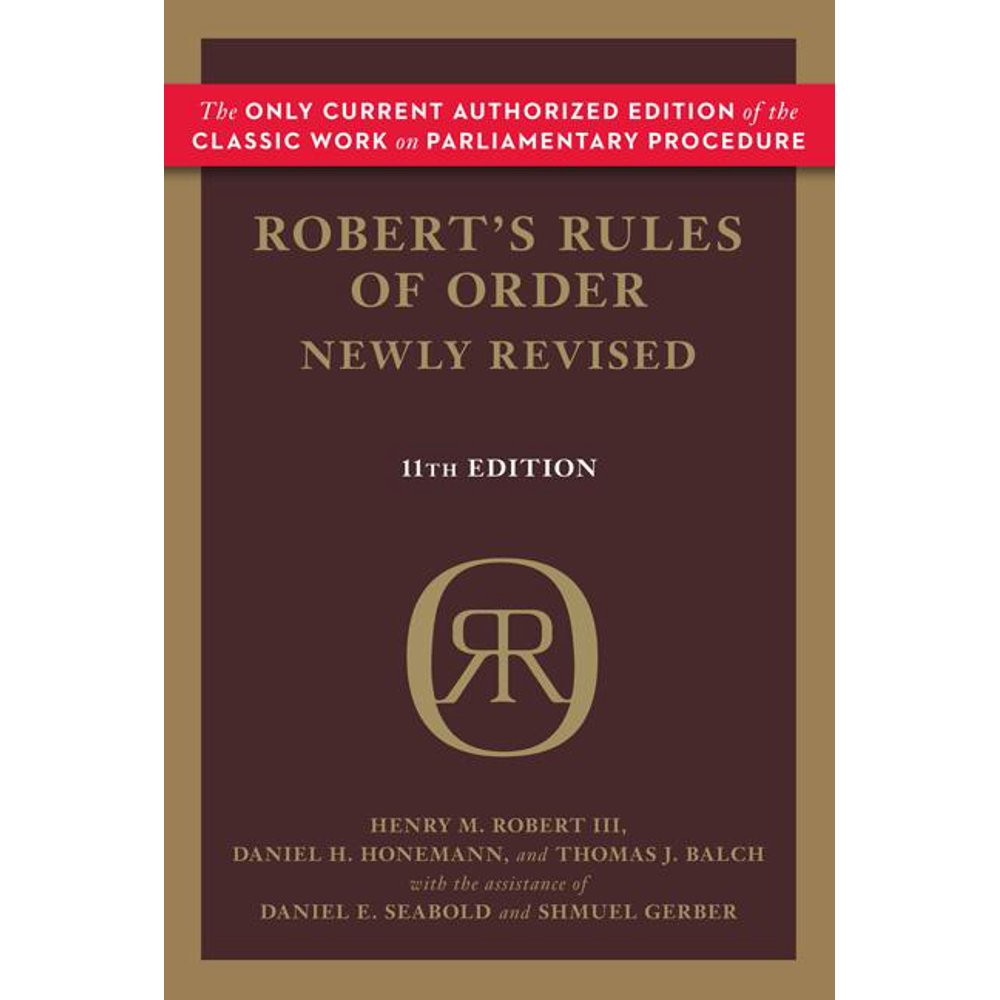 Robert's Rules of Order (Paperback) Robert's Rules of Order (Edition