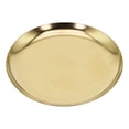 thumbnail image 2 of 10cm Colorful Gold Rose Gold Sliver Stainless Steel Storage Tray Jewelry Plate Cosmetics Desk Dessert Dish Dressing Table, 2 of 12