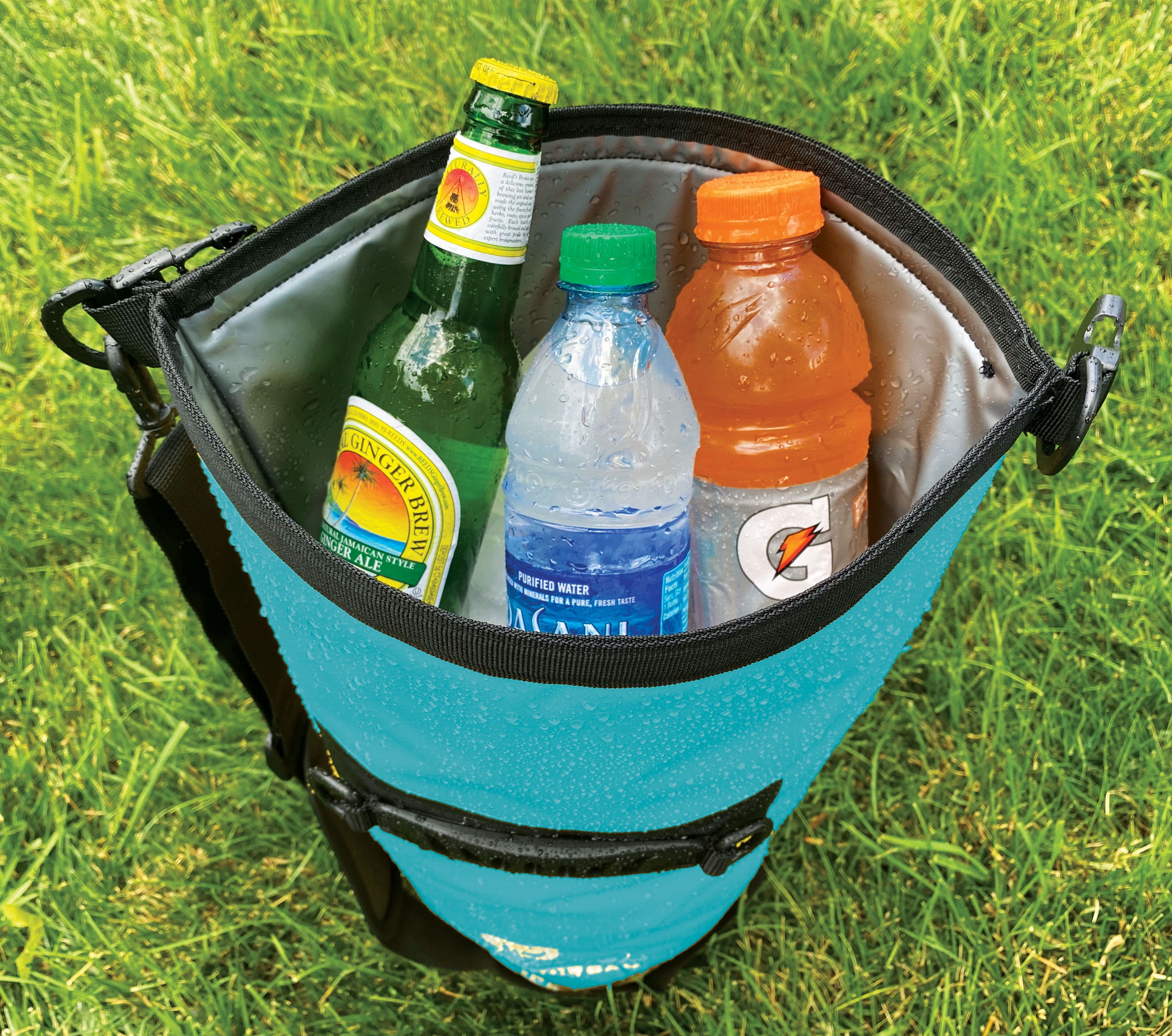 Enthusiast Gear Dry Bag Cooler - Roll Top, Insulated, Leak Proof, Collapsible, Waterproof - 10L