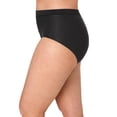 thumbnail image 3 of Bali One Smooth U All-Around Smoothing Underwear Brief Black Mixed Animal 9 Women's, 3 of 6