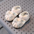 thumbnail image 4 of Girls Princess Sandals for Infant Toddlers Sparkly Rhinestones Pearl Wedding Birthday Closed Toe Summer Shoes, 4 of 8