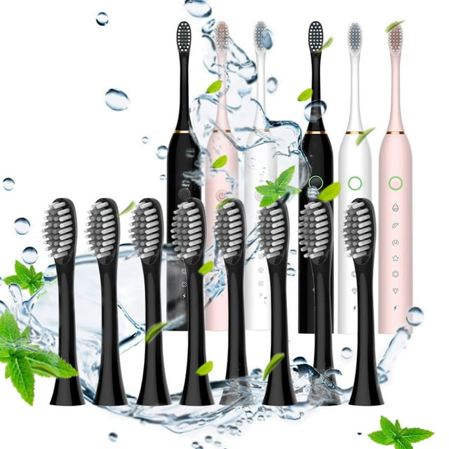 Mareep 8pc Toothbrush Replacement Brush Head Protects The Gums From Excessive Friction and Cleans The Gingival Sulcus Toothbrush Accessories, Toothbrush Replacement Brush Head