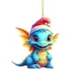 thumbnail image 1 of Adornos de dragón de Navidad Acrílico Navidad Anime Dragón Volador Colgante Dibujos animados, 1 of 7