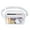 White, variant on JOWURY Clear Fanny Pack - Clear Fanny Pack Stadium Approved Clear Bag for Stadium Events  Suitable for Men and Women Sports Events   Concerts Activities  Beaches Black