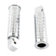 thumbnail image 1 of 2x Estriberas para motocicleta Estriberas Mantenimiento de motocicleta Reposapiés Pedales para Frente plateado, 1 of 9