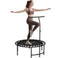 thumbnail image 1 of Soozier Trampoline de Rebond 40 Pouces pour Adulte avec Poignée Réglable, Noir, 1 of 10
